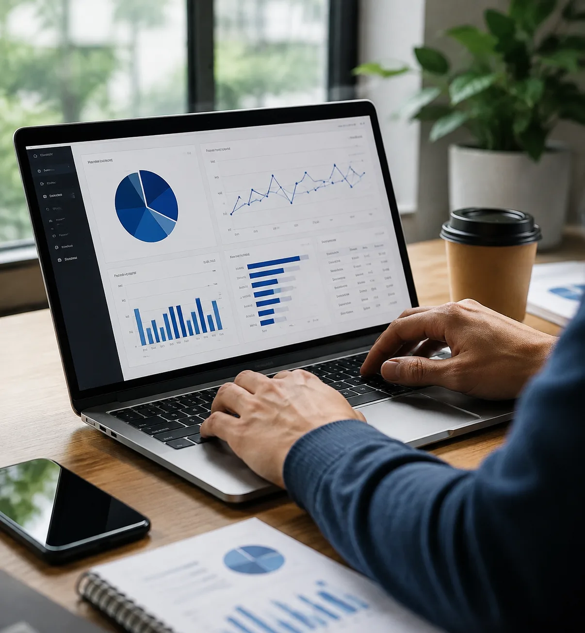 SEO analytics dashboard